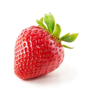 Healthy and fresh fruit, strawberries